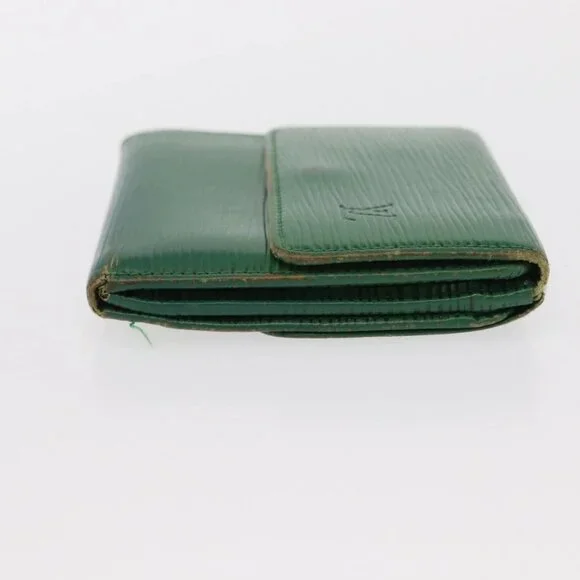 LOUIS VUITTON Hermes Epi Wallet Canvas 2 Set Red Green